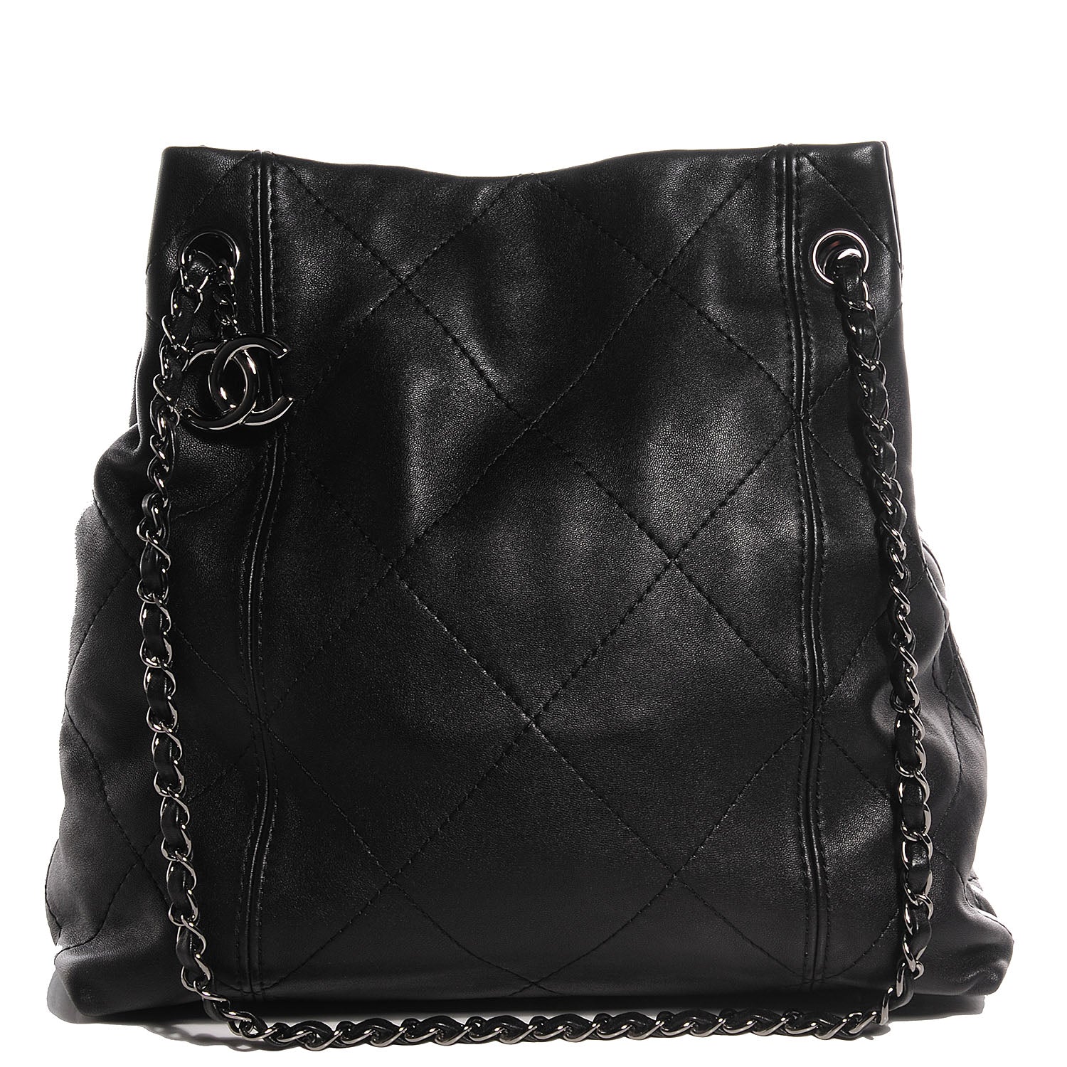 Chanel Lambskin Soft Touch Shoulder Bag Black 1 of 8