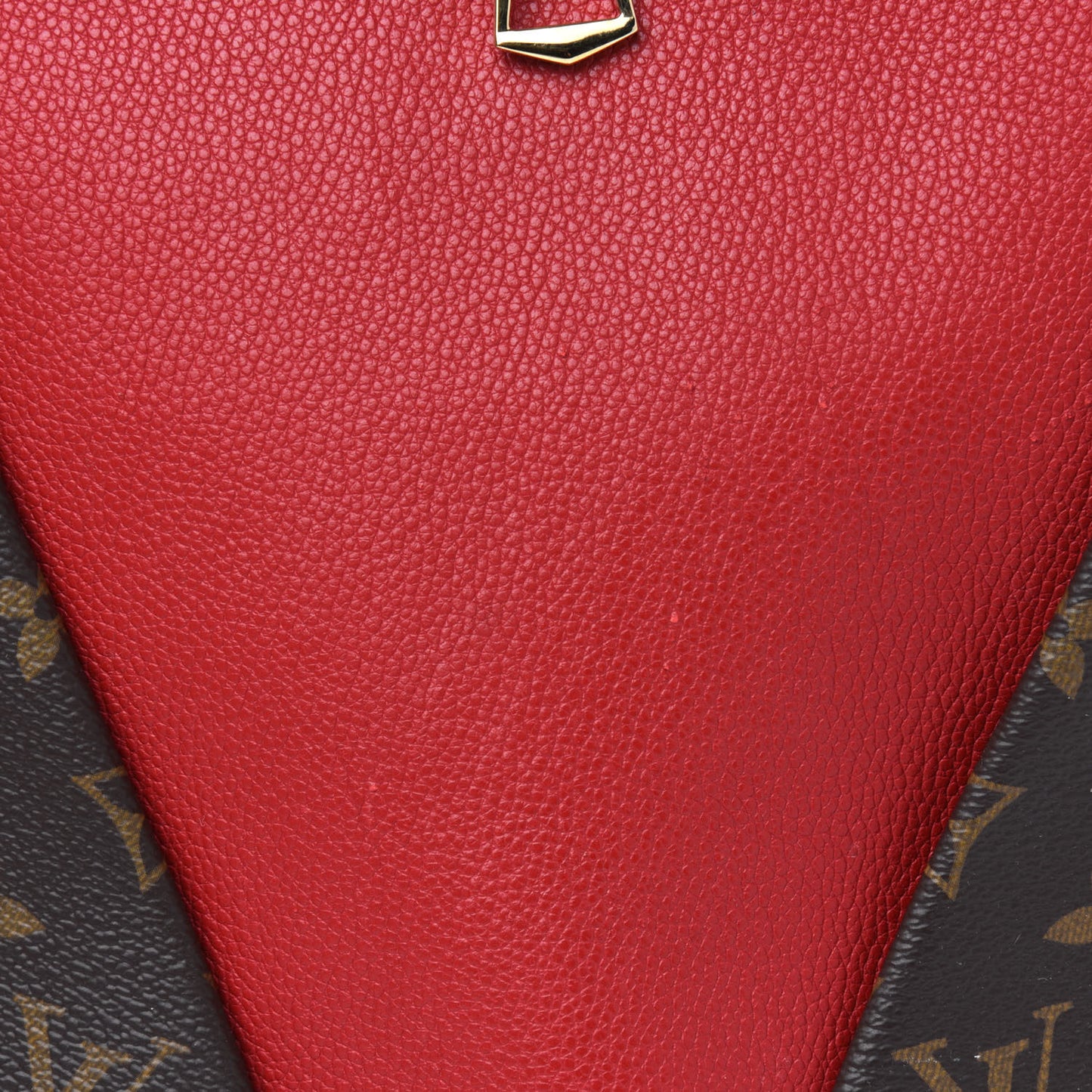 Monogram V Tote MM Cherry