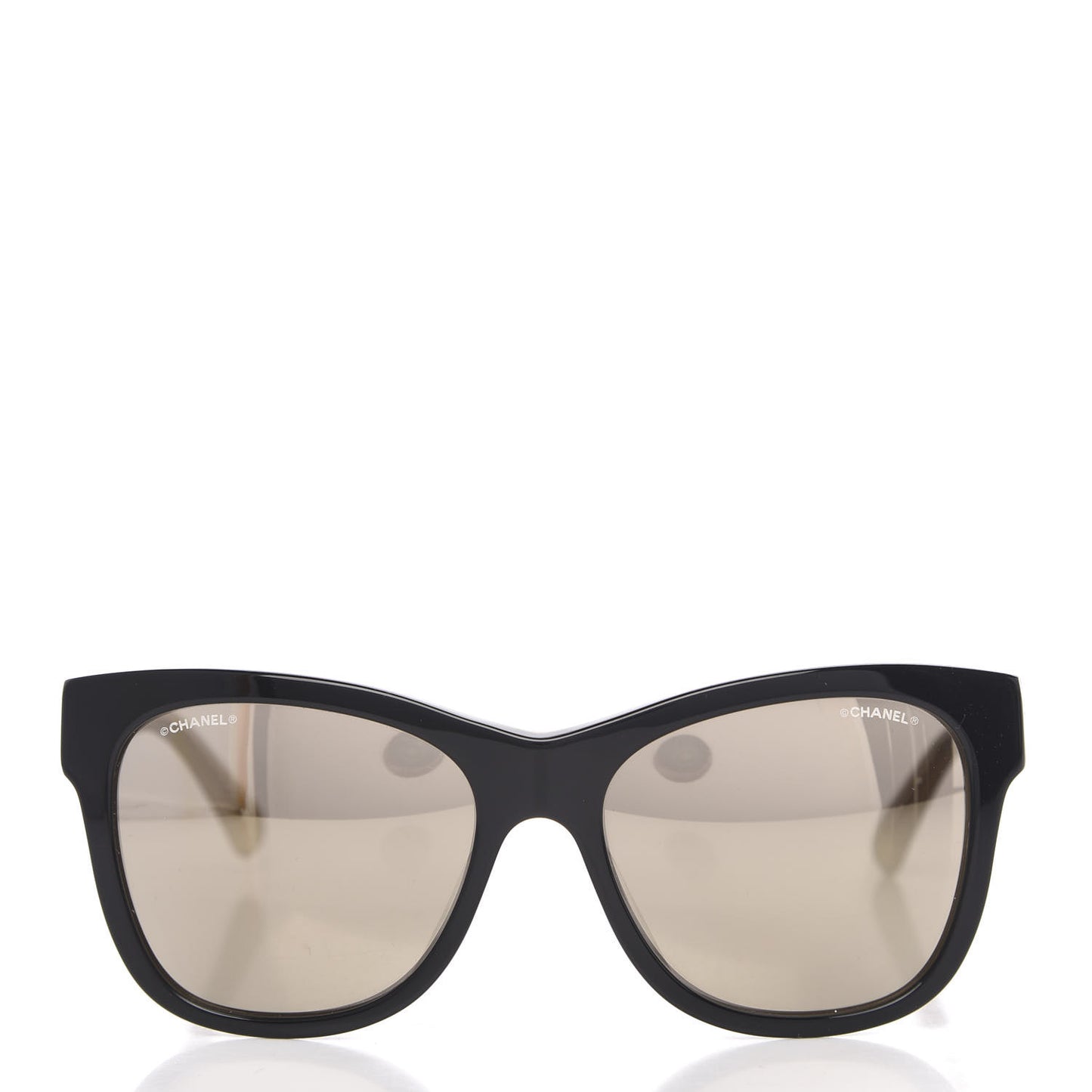Acetate Square CC Sunglasses 5380 Black