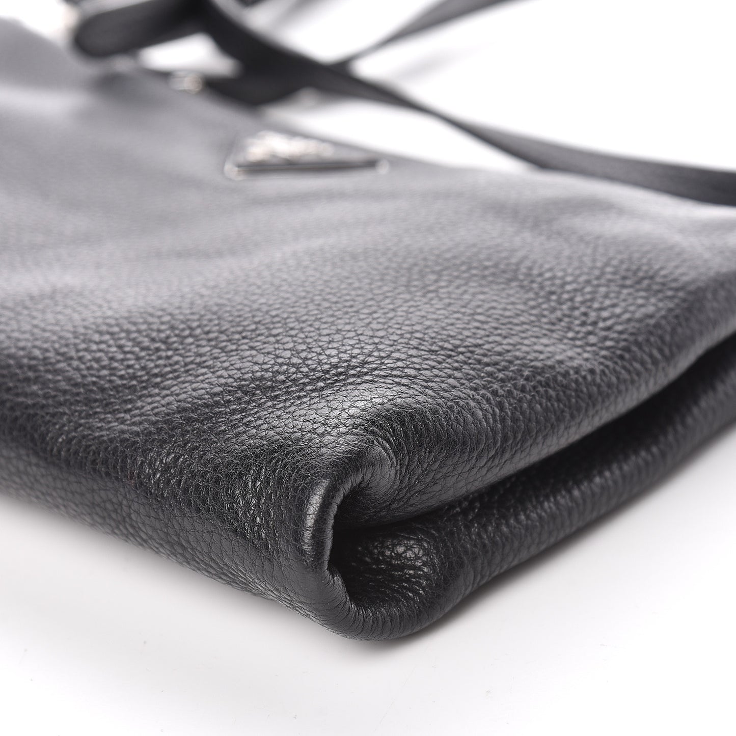 Vitello Daino Crossbody Bag Black