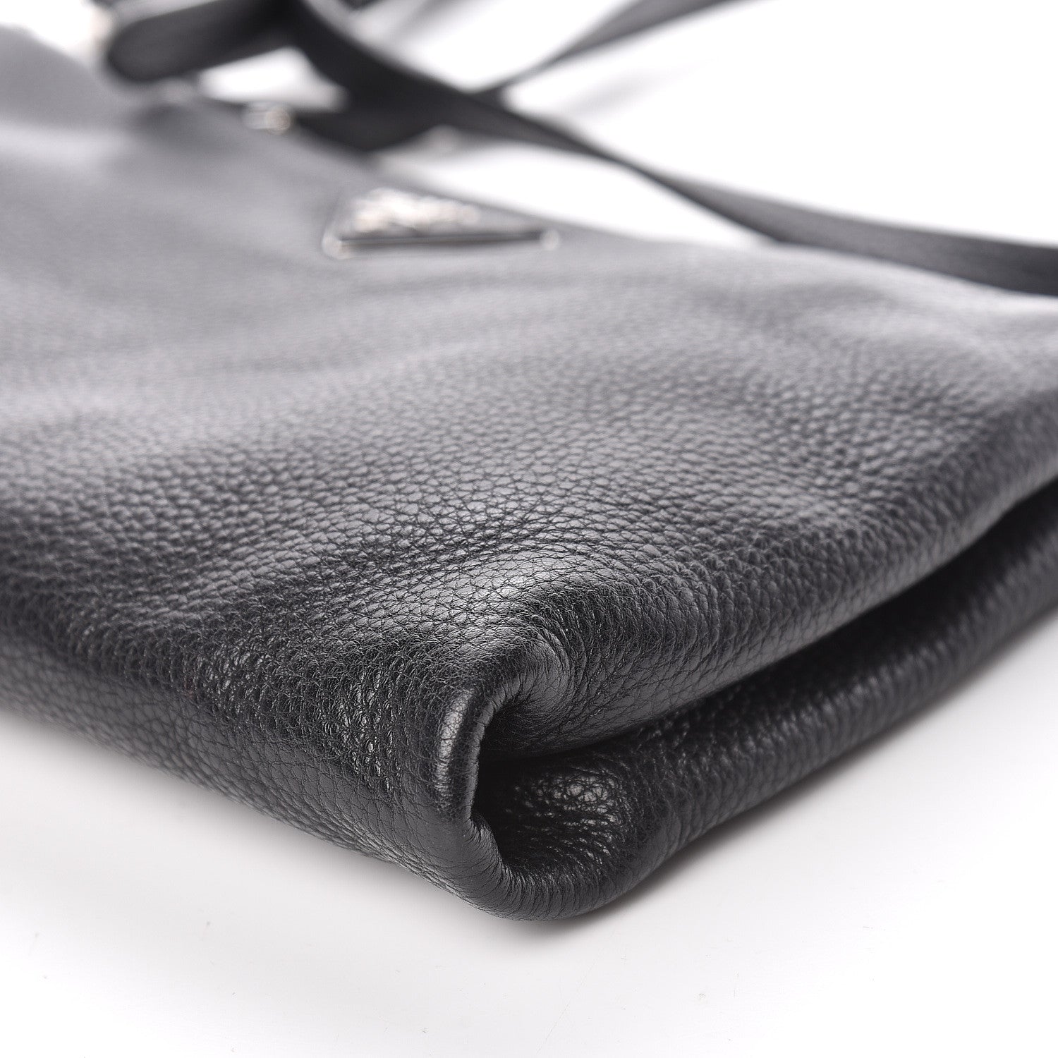 Prada Vitello Daino Crossbody Bag Black 10 of 16