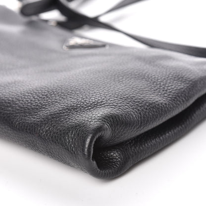 Prada Vitello Daino Crossbody Bag Black 10 of 16