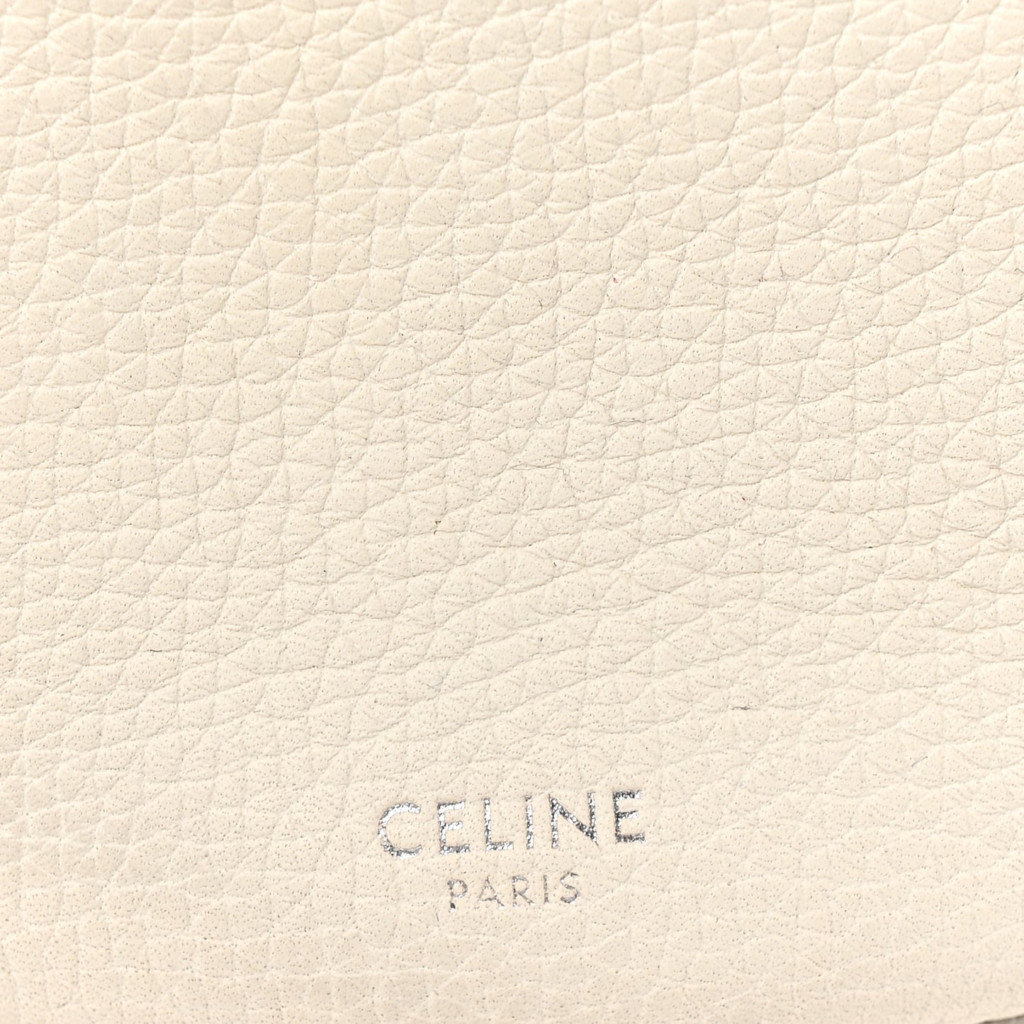 Supple Grained Calfskin Nano Big Bag Bucket White