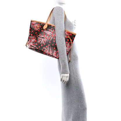 Louis Vuitton Monogram Jungle Dots Neo Neverfull MM Sugar Pink Poppy 2 of 12