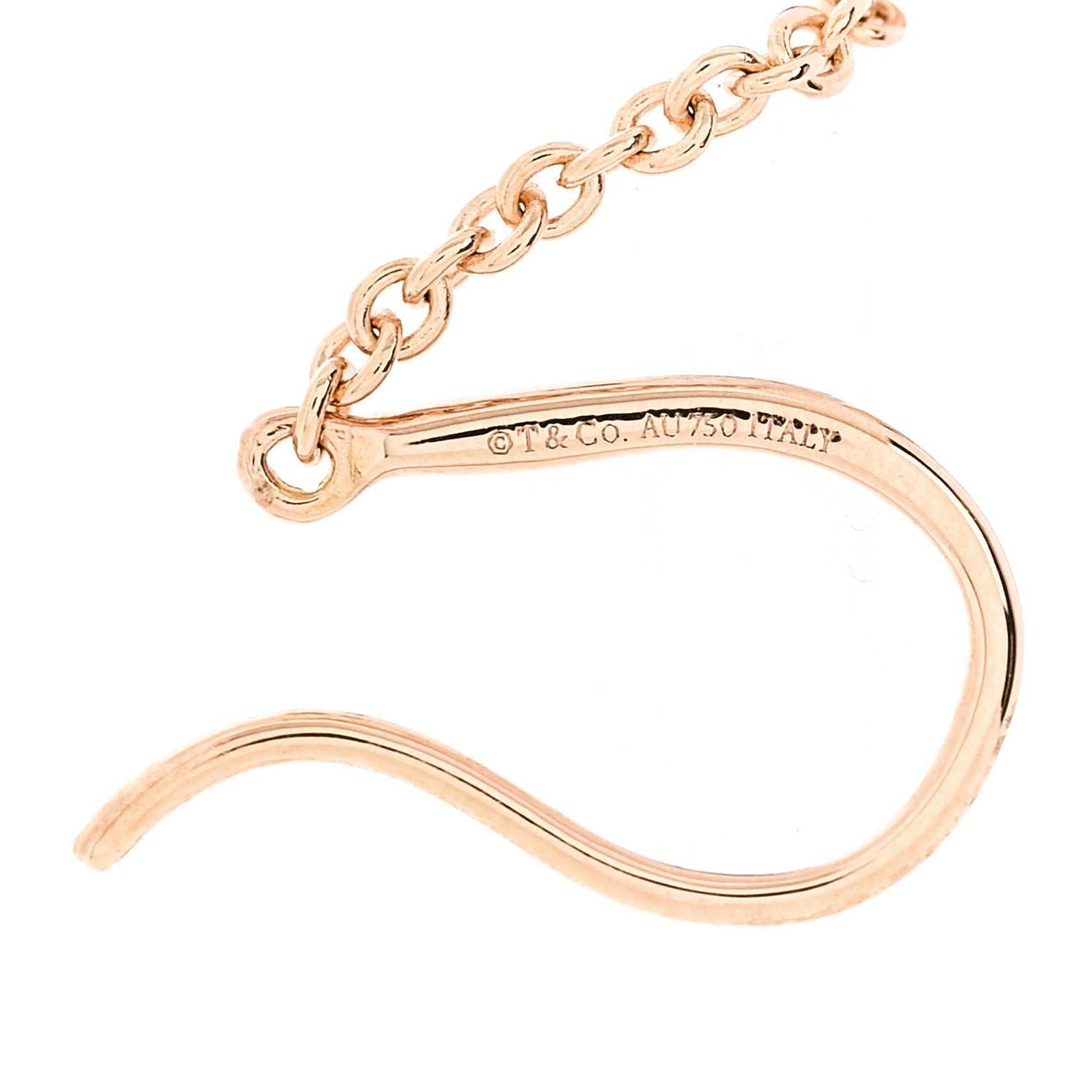 Tiffany 18K Rose Gold 10mm HardWear Ball Hook Drop Earrings 4 of 4