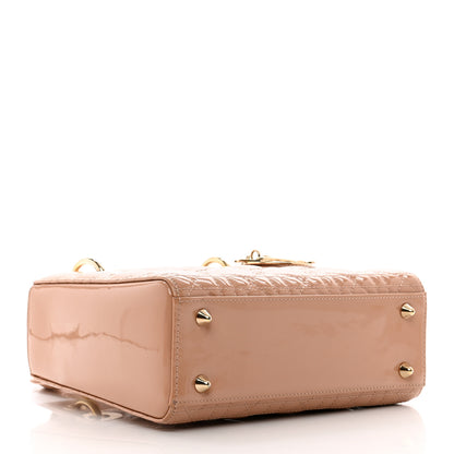 Christian Dior CHRISTIAN DIOR Patent Cannage Small Lady Dior Pink 4 of 9