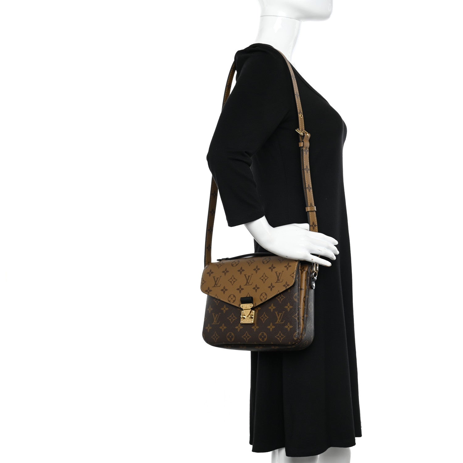 Louis Vuitton Reverse Monogram Pochette Metis 2 of 10
