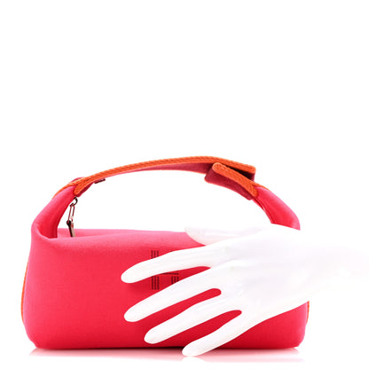 Hermes Canvas Small Bride-A-Brac Pouch Hibiscus 2 of 8