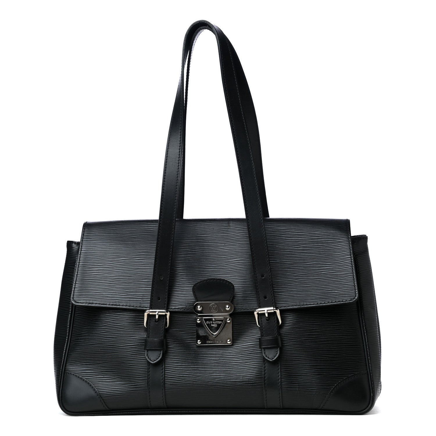 Louis Vuitton Epi Segur MM Black 2 of 8