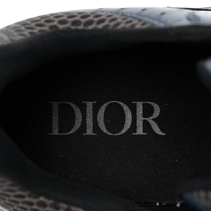 Christian Dior Technical Mesh Calfskin Mens B22 Sneakers 44 Blue Black 8 of 16