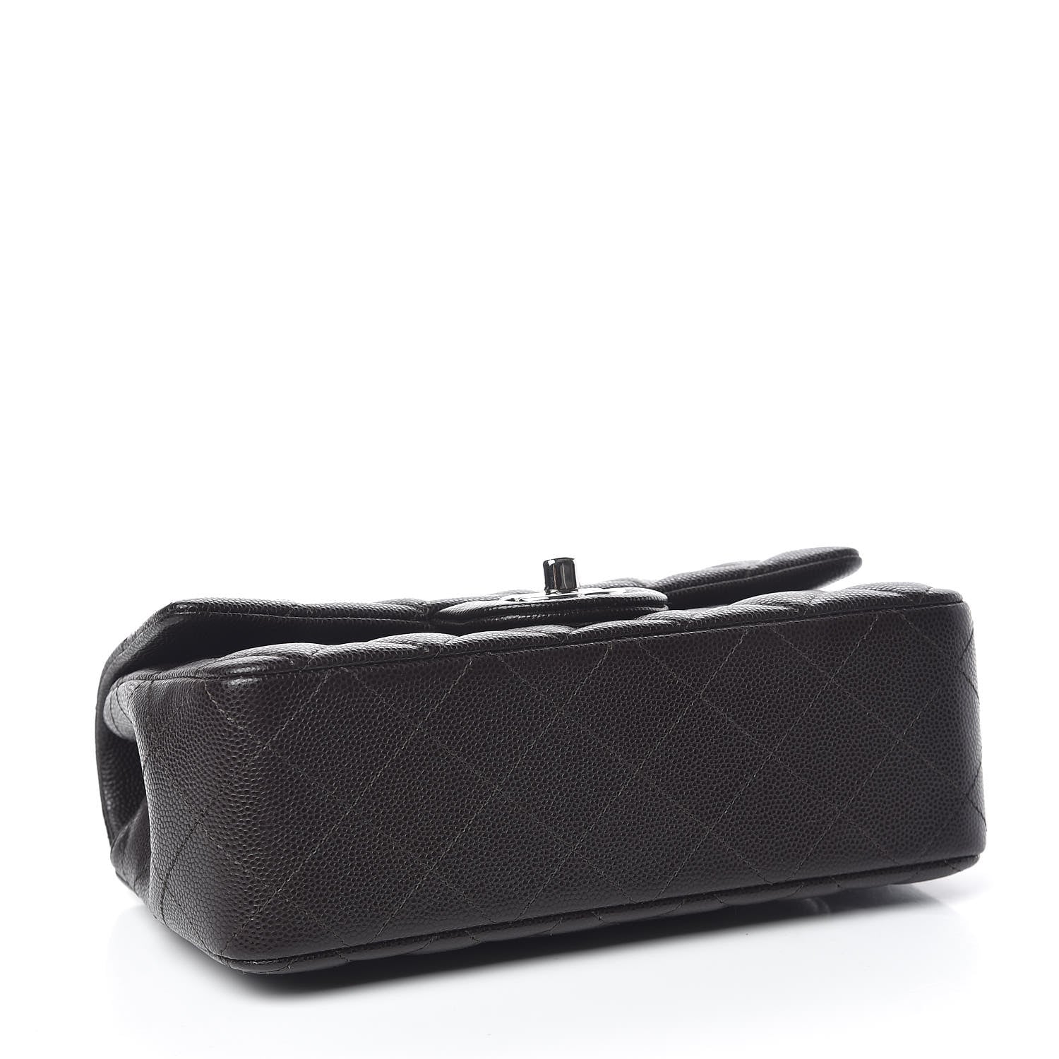 Chanel Caviar Quilted Mini Rectangular Flap Dark Brown 4 of 11