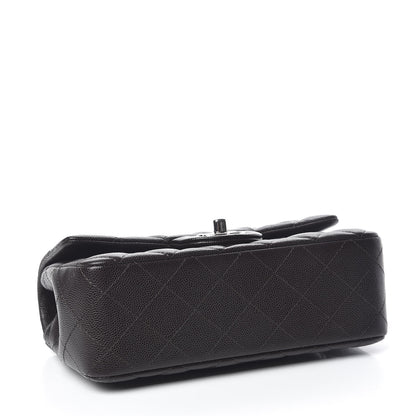 Chanel Caviar Quilted Mini Rectangular Flap Dark Brown 4 of 11