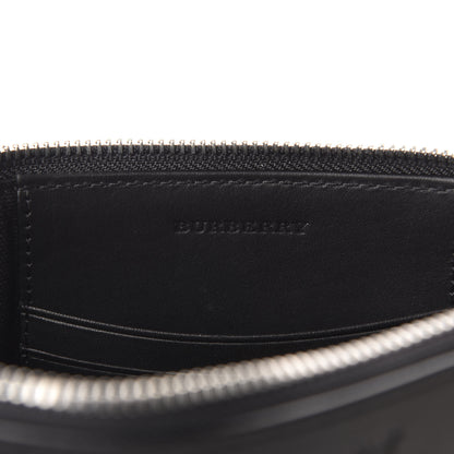 Burberry Mega Check Peyton Crossbody Clutch Bag Black 8 of 12