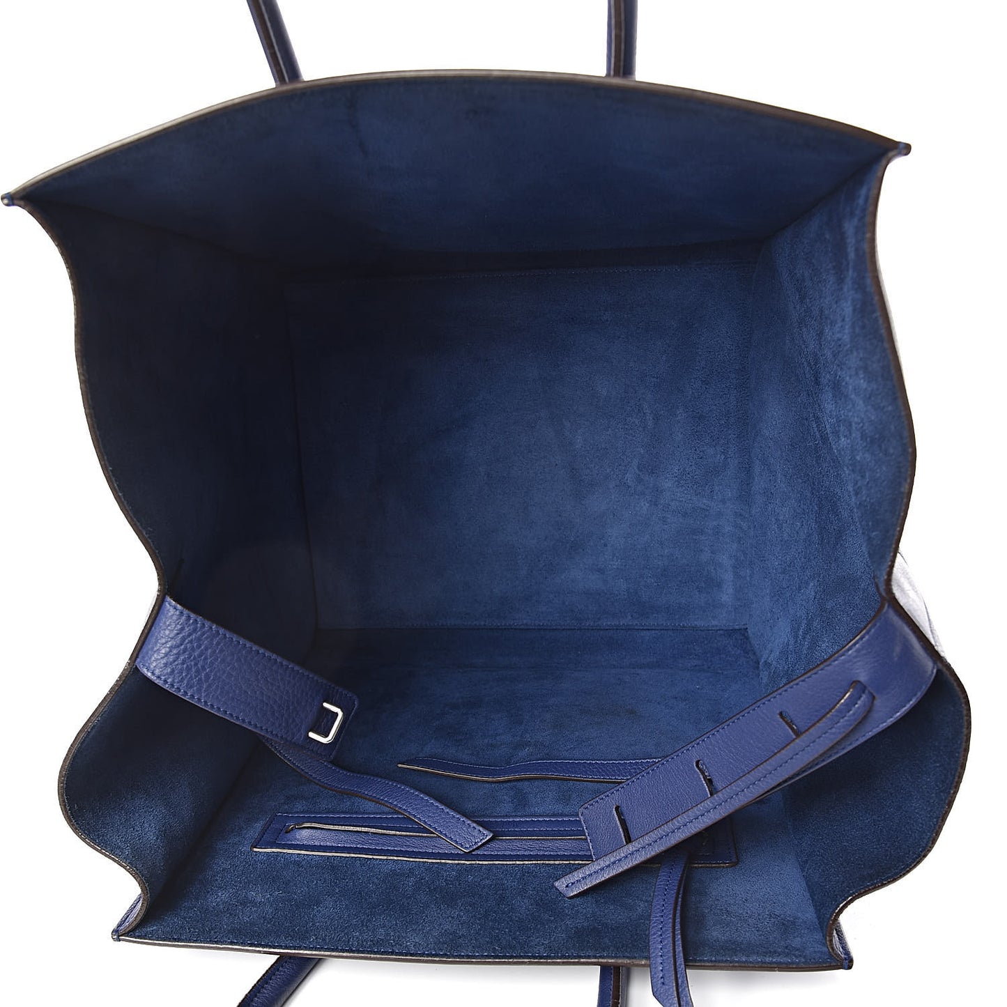 Supple Calfskin Medium Phantom Luggage Indigo