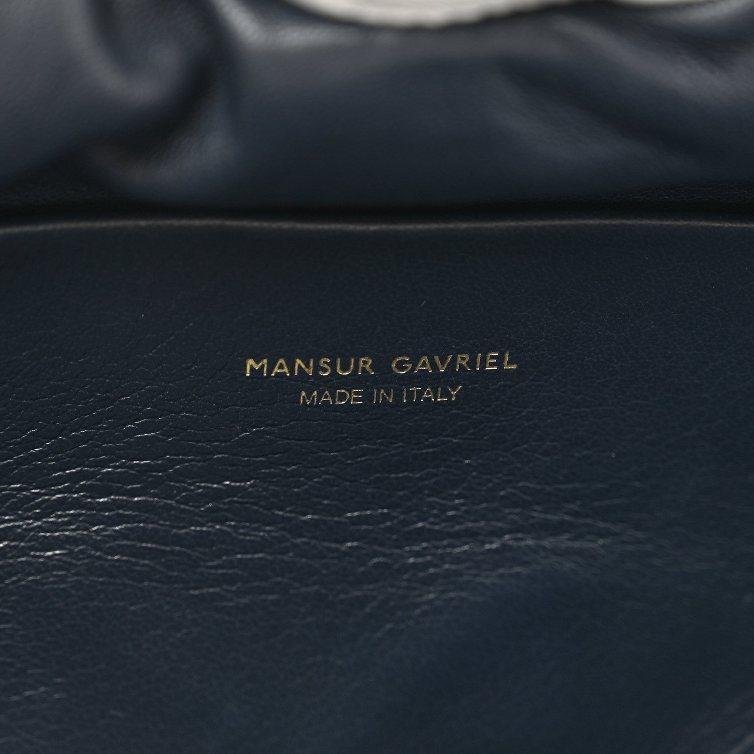 Mansur Gavriel Lambskin Cloud Clutch White 6 of 9
