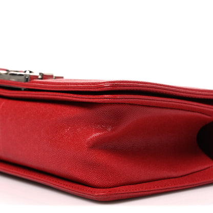 Chanel Caviar Quilted Medium Boy Flap Red 10 of 11