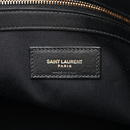 Saint Laurent SAINT LAURENT Calfskin Large Manhattan Shopper Tote Black 6 of 11