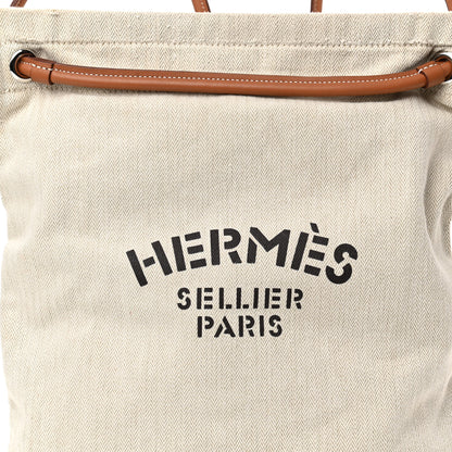 Hermes Toile Swift Maline Bag Gold Craie 13 of 23