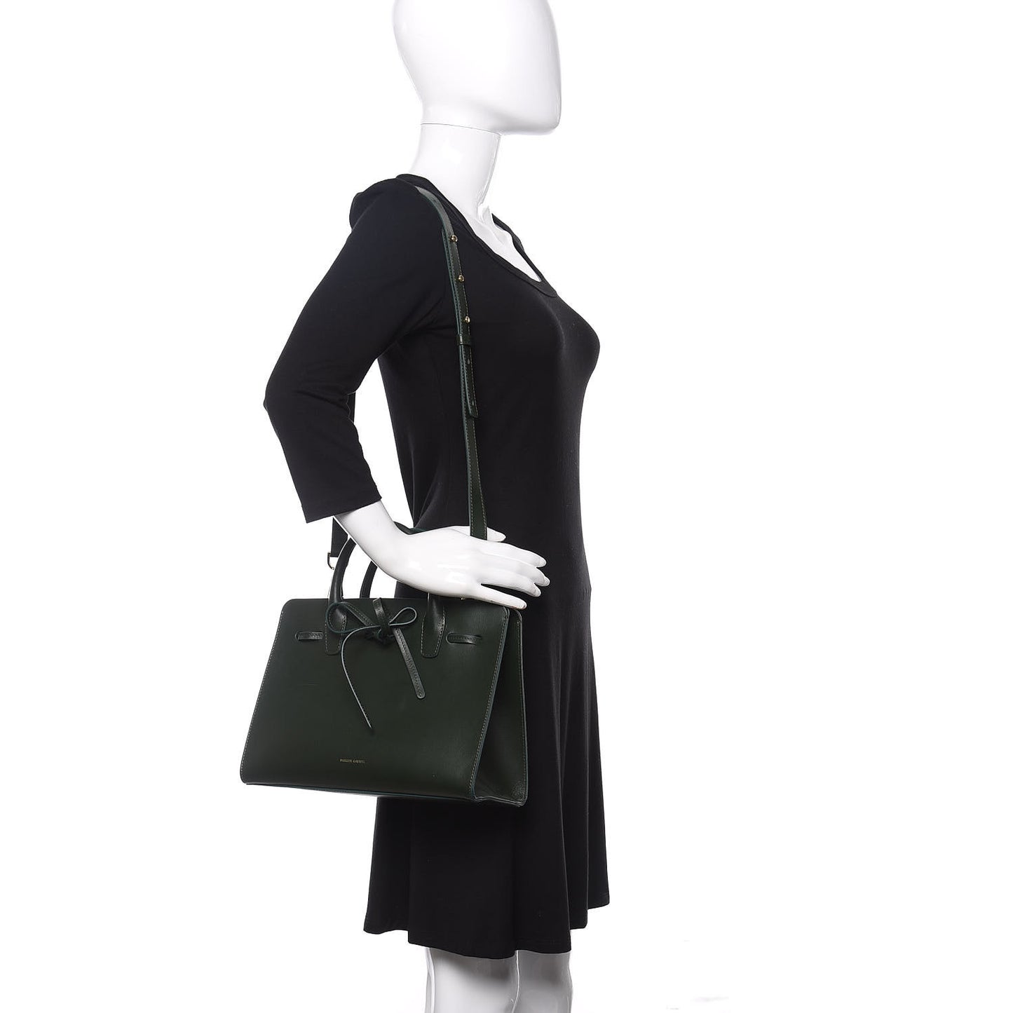 Calfskin Mini Sun Bag Moss