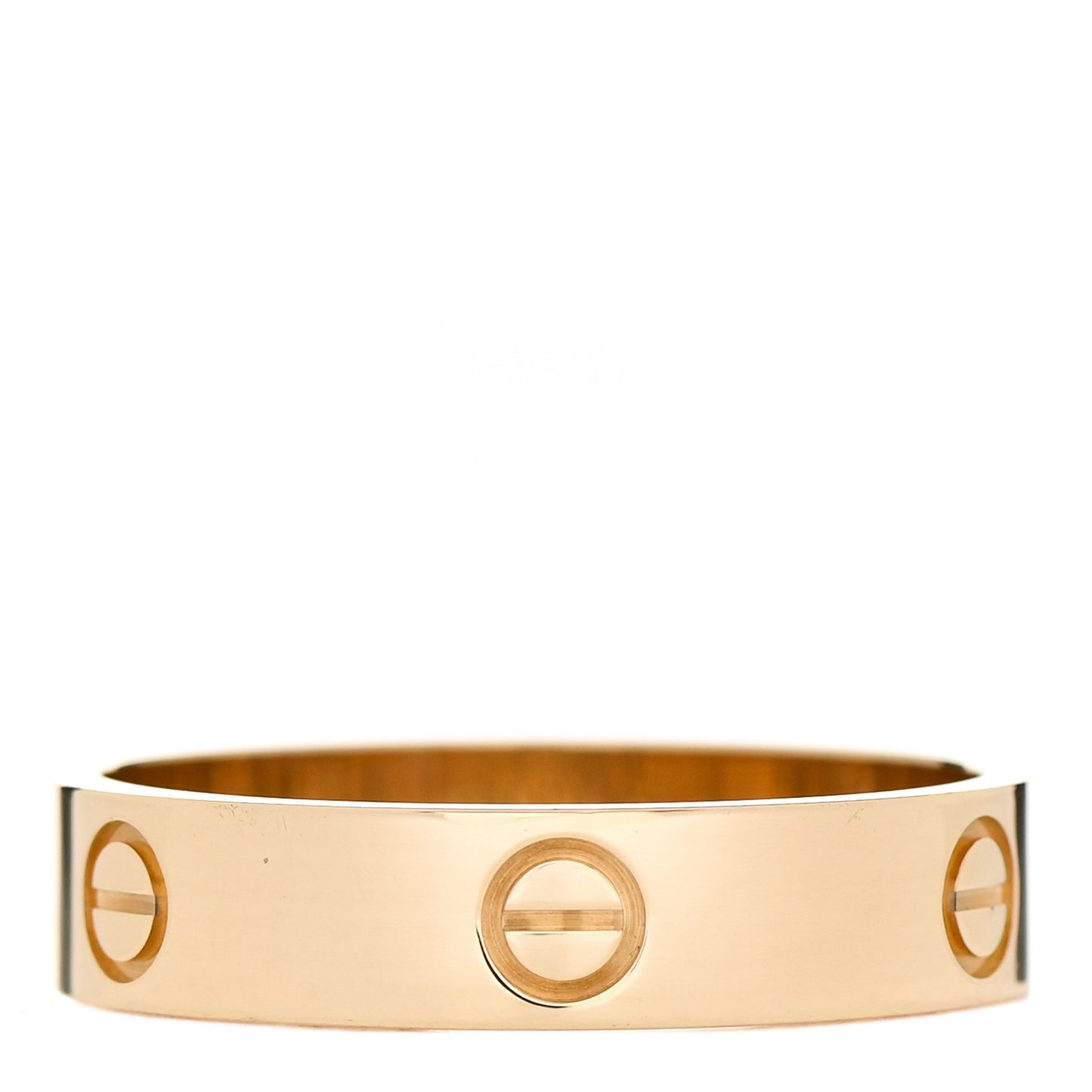18K Yellow Gold 5.5mm LOVE Band Ring 69 12.75