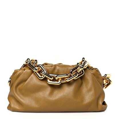 Bottega Veneta Calfskin The Pouch Chain Moutarde 1 of 9