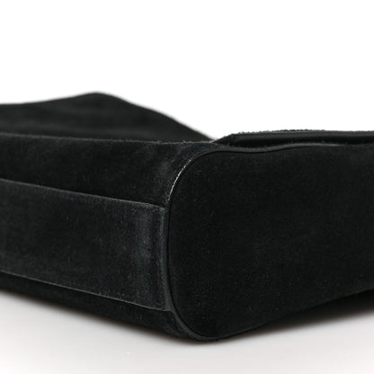 Saint Laurent Smooth Calfskin Suede Medium Reversible Monogram Kate Satchel Black 8 of 8