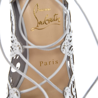 Christian Louboutin Calfskin Impera 120 Pumps 36 White 9 of 10