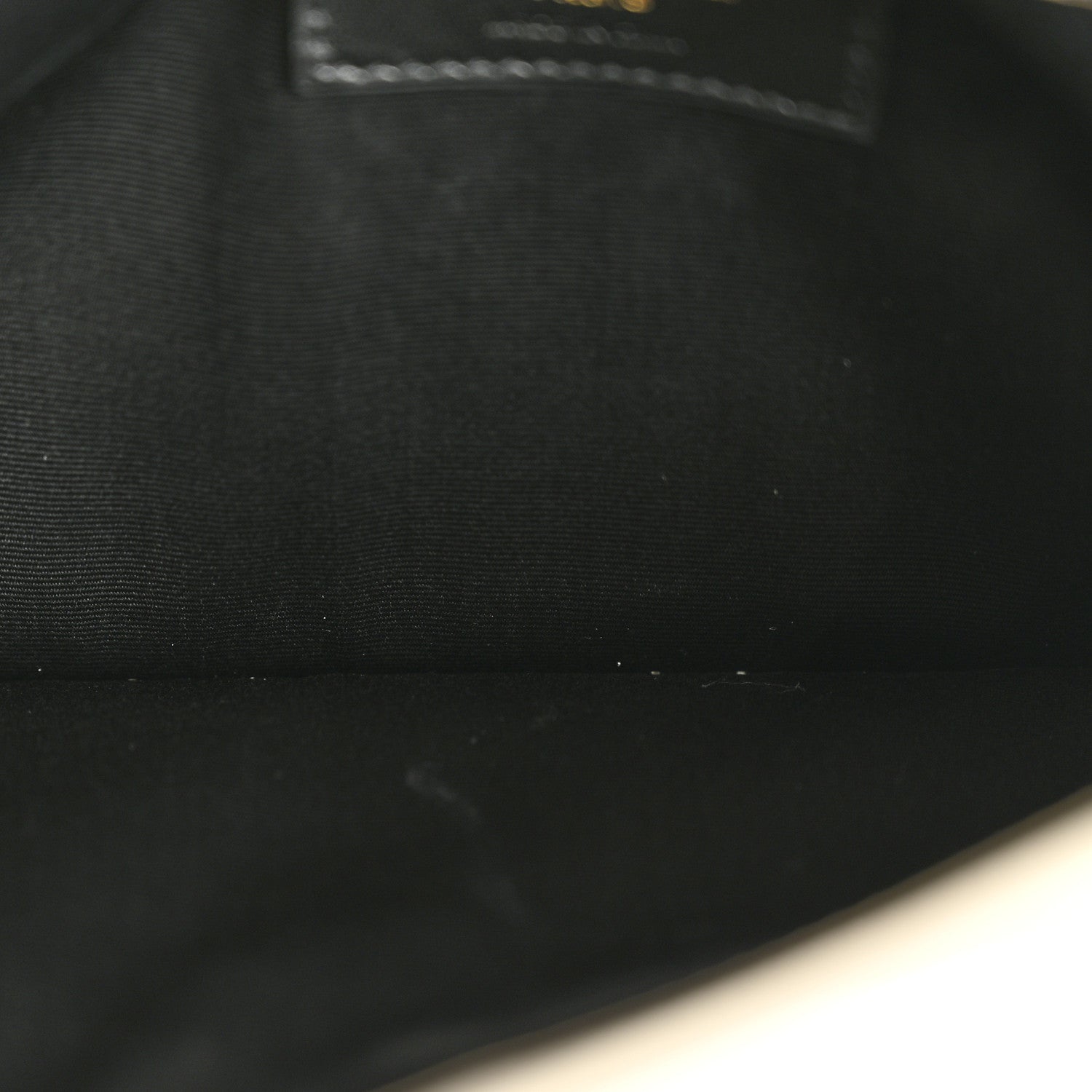 Saint Laurent Grain De Poudre Uptown Pouch Blanc Vintage 5 of 10