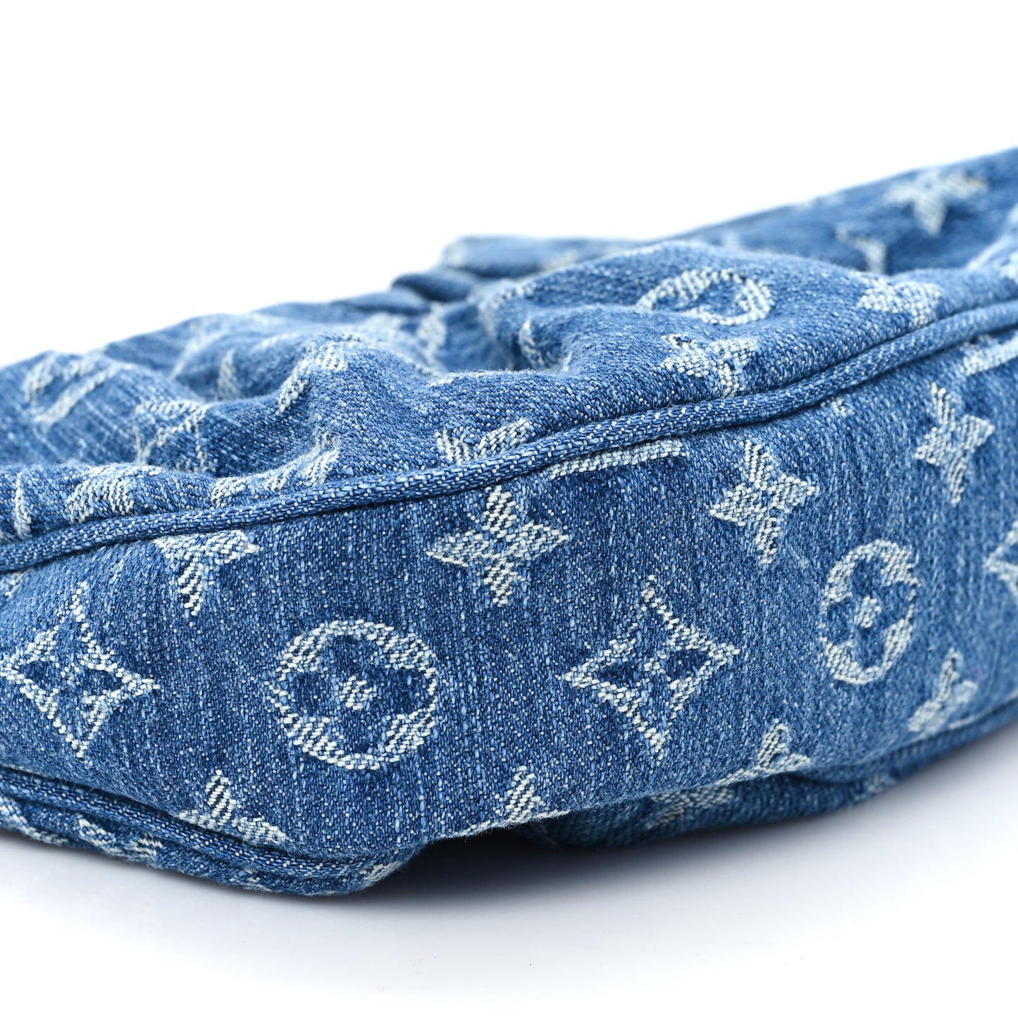 Monogram Denim Pochette Valley  Blue