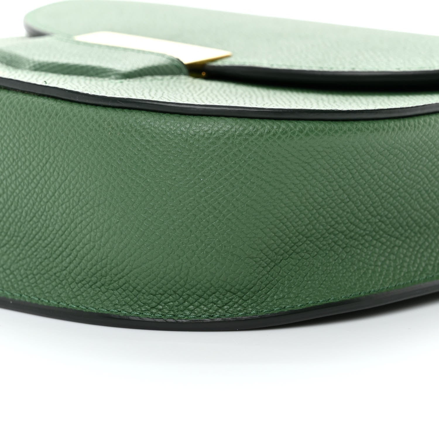 Celine Grained Calfskin Small Trotteur Light Forest 10 of 18