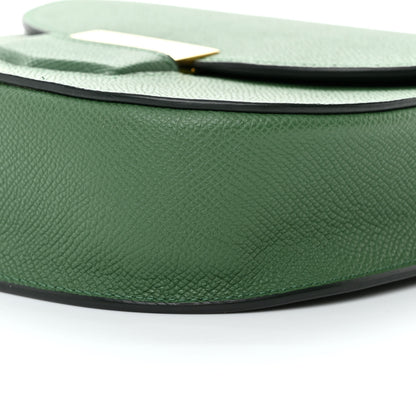 Celine Grained Calfskin Small Trotteur Light Forest 10 of 18