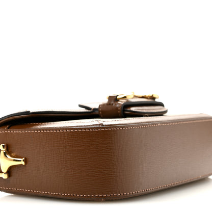 Gucci GG Supreme Monogram Small Horsebit 1955 Chain Shoulder Bag Beige Ebony Brown Sugar 9 of 11