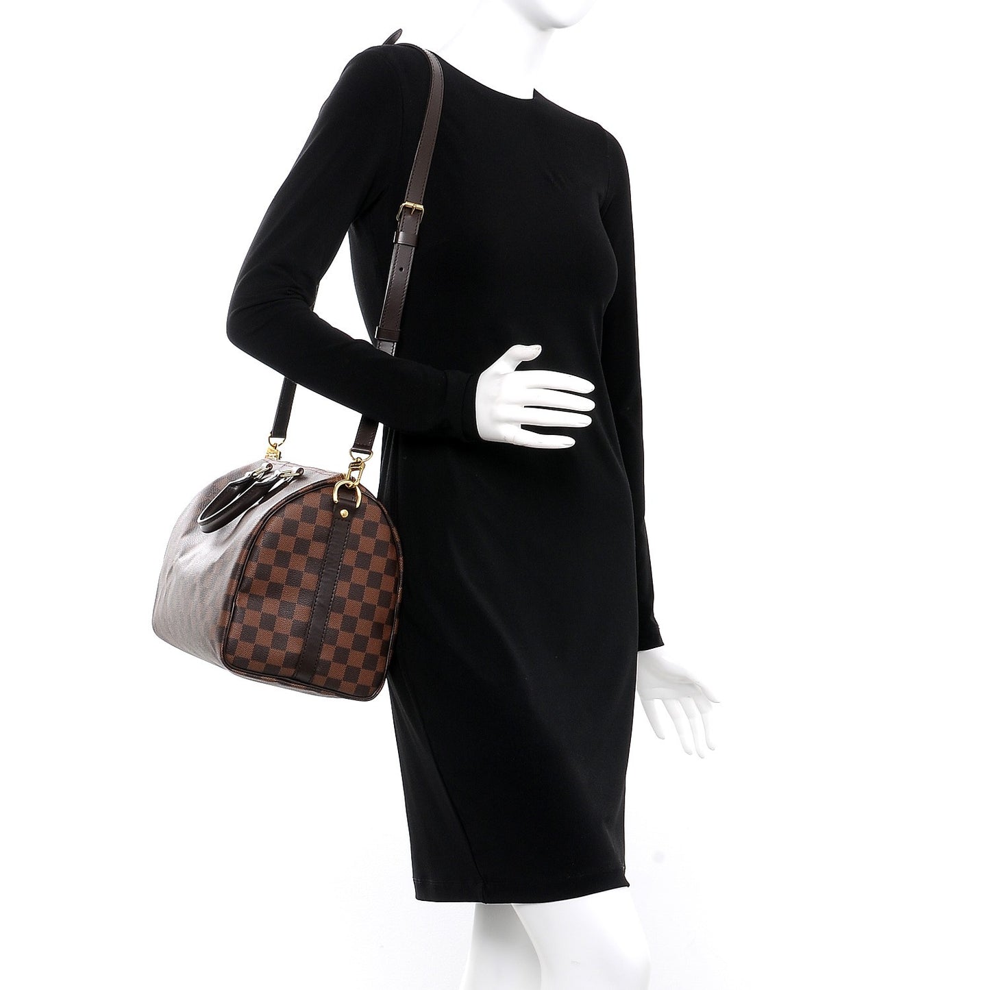 Damier Ebene Speedy Bandouliere 30