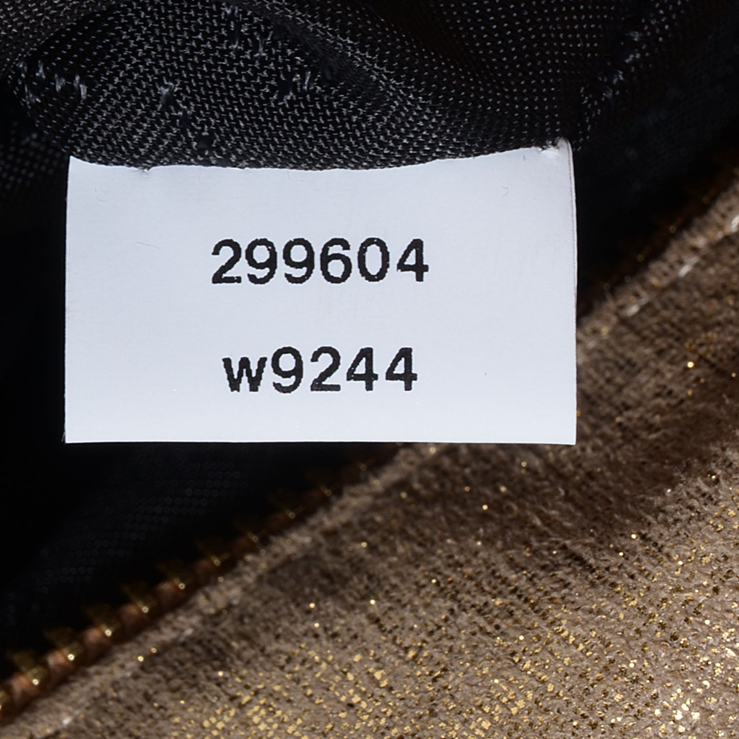 Chamois Falabella Crossbody Bag Gold