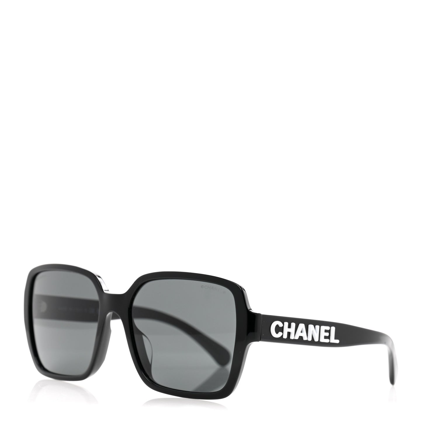Acetate Square Sunglasses 5408-A Black
