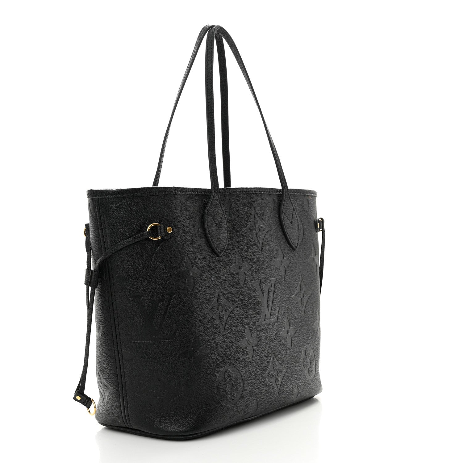 Louis Vuitton Empreinte Monogram Giant Neverfull MM Black 2 of 9
