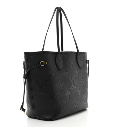 Louis Vuitton Empreinte Monogram Giant Neverfull MM Black 2 of 9