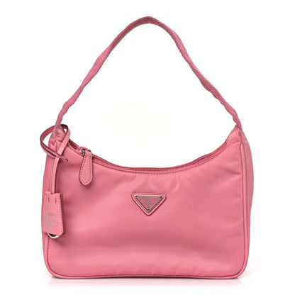 Prada Tessuto Nylon Mini Re-Edition 2000 Bag Begonia 1 of 8