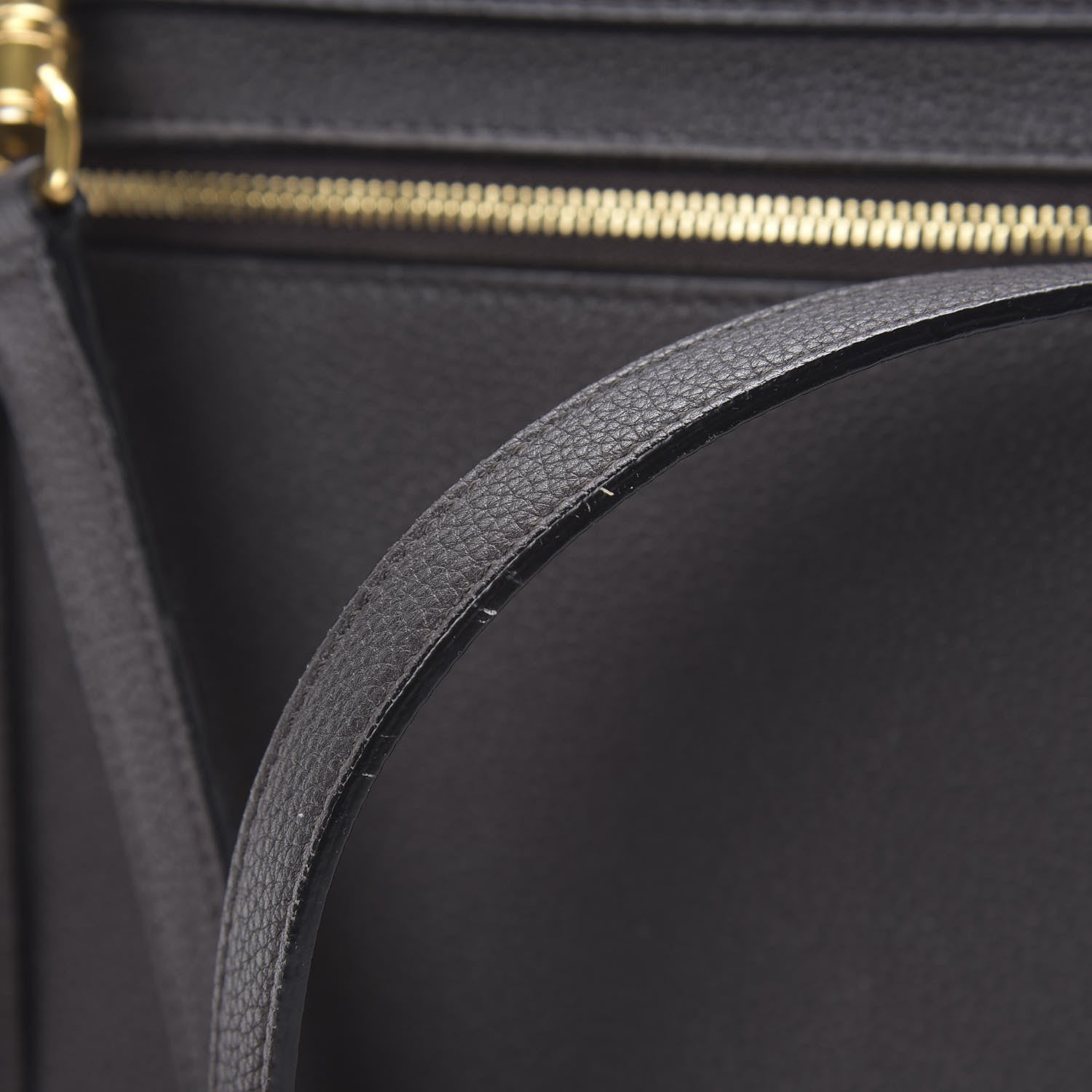 Celine Grained Calfskin Mini Belt Bag Dark Taupe 13 of 16