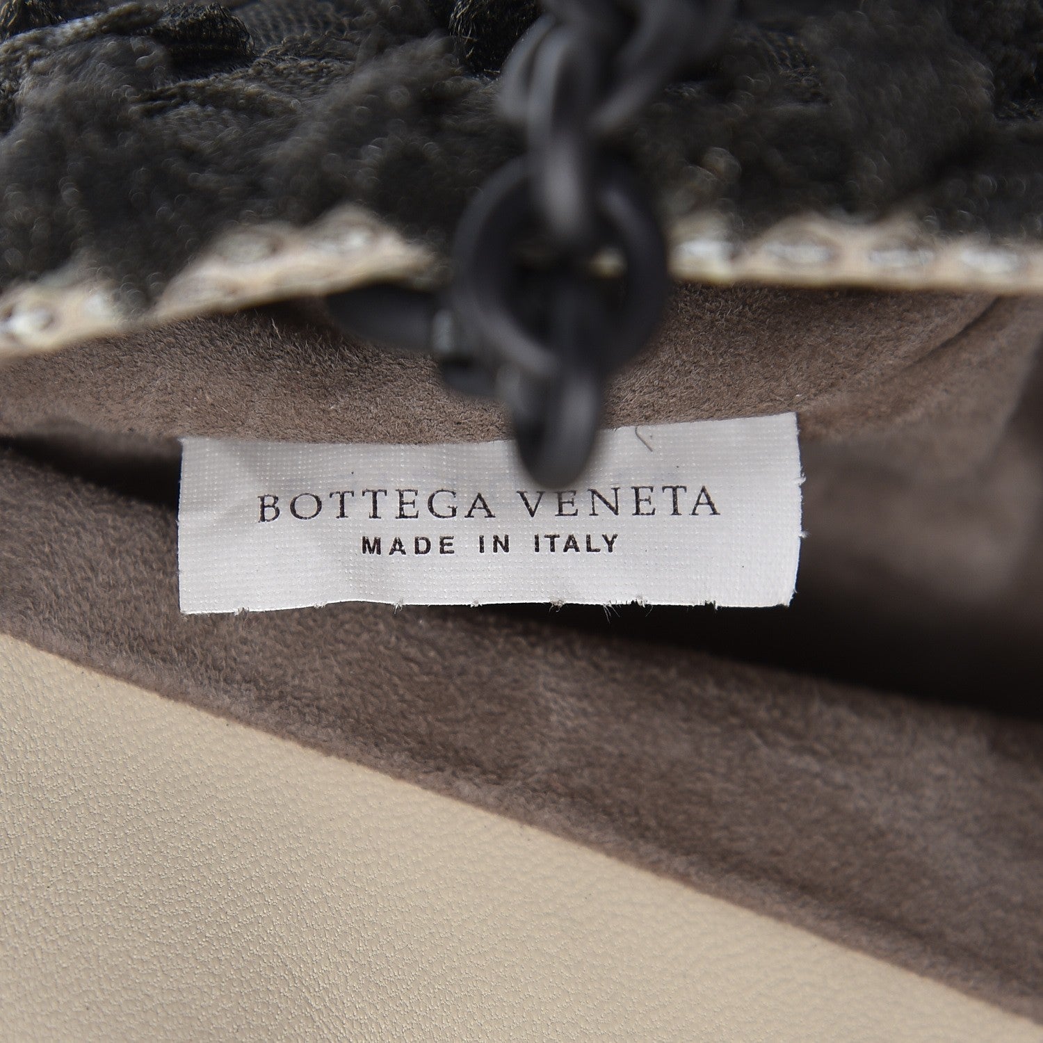 Bottega Veneta Snakeskin Metal Mesh Intrecciato Small Handbag Black 8 of 9