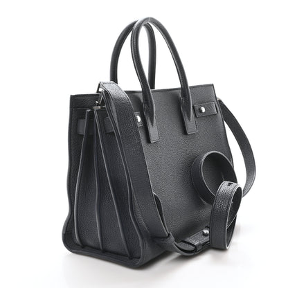 Saint Laurent Grained Calfskin Baby Supple Sac De Jour Navy 3 of 10