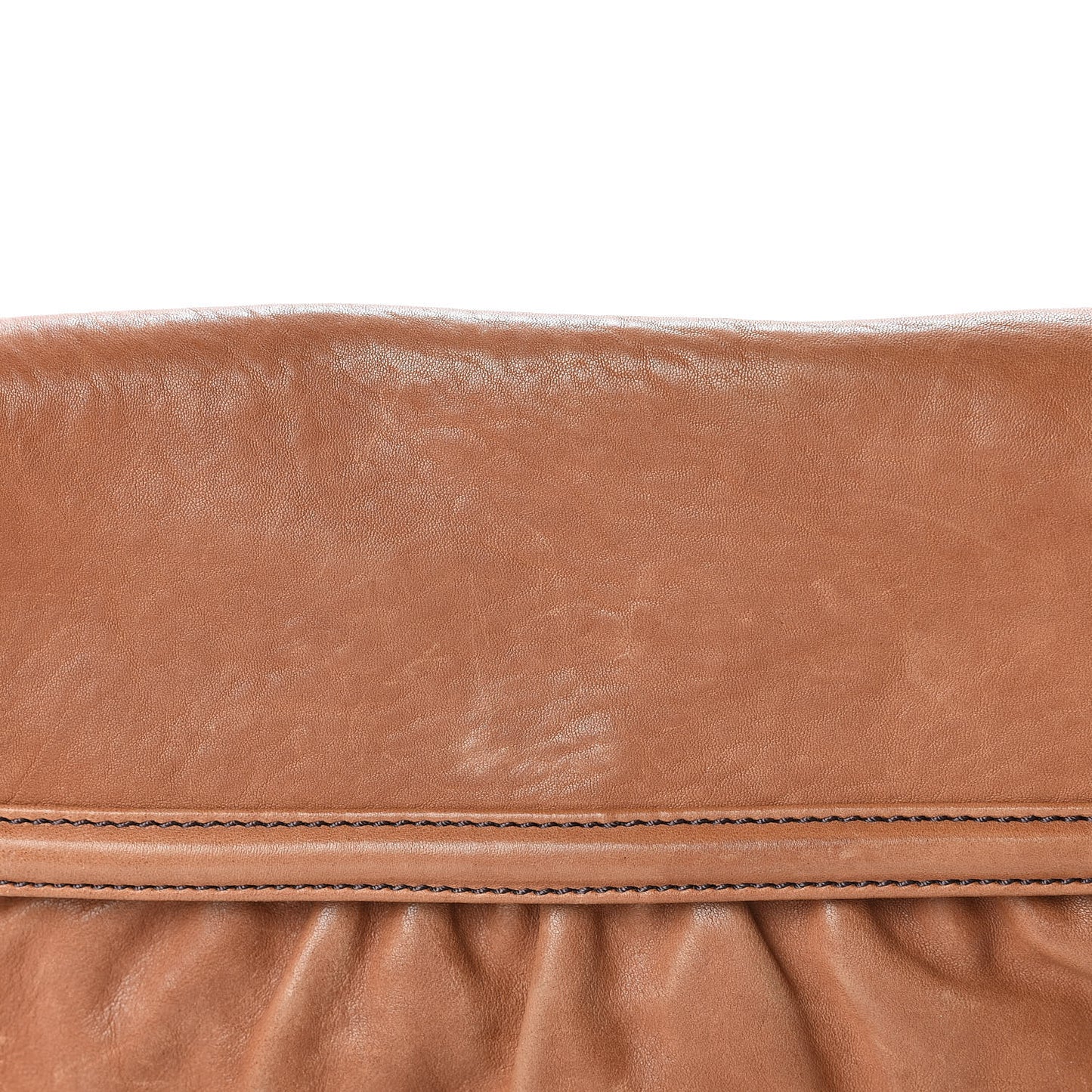 Calfskin Small Chef Shoulder Bag Brown