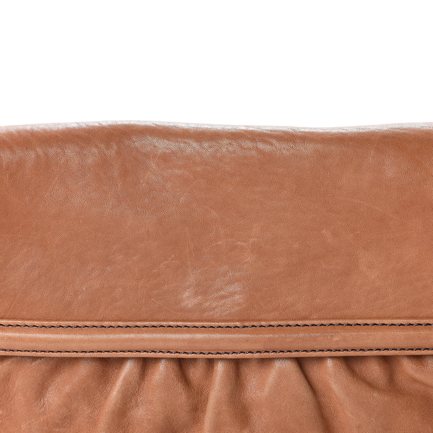 Fendi Calfskin Small Chef Shoulder Bag Brown 15 of 17