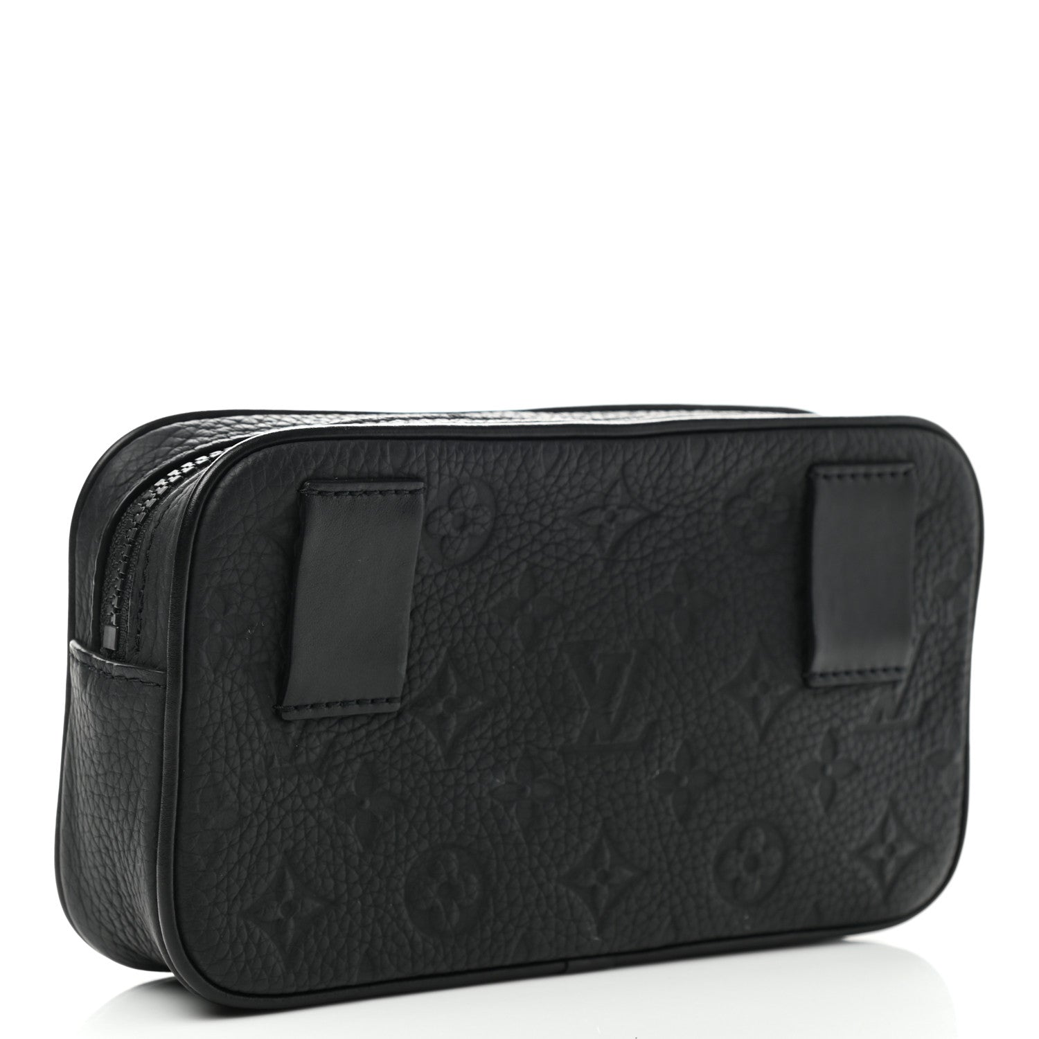 Louis Vuitton Taurillon Monogram Uniformes Solar Ray Soft Pochette Volga Belt Bag Black 3 of 8