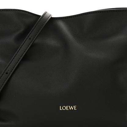 Loewe Calfskin Mini Flamenco Knot Clutch Black 8 of 10