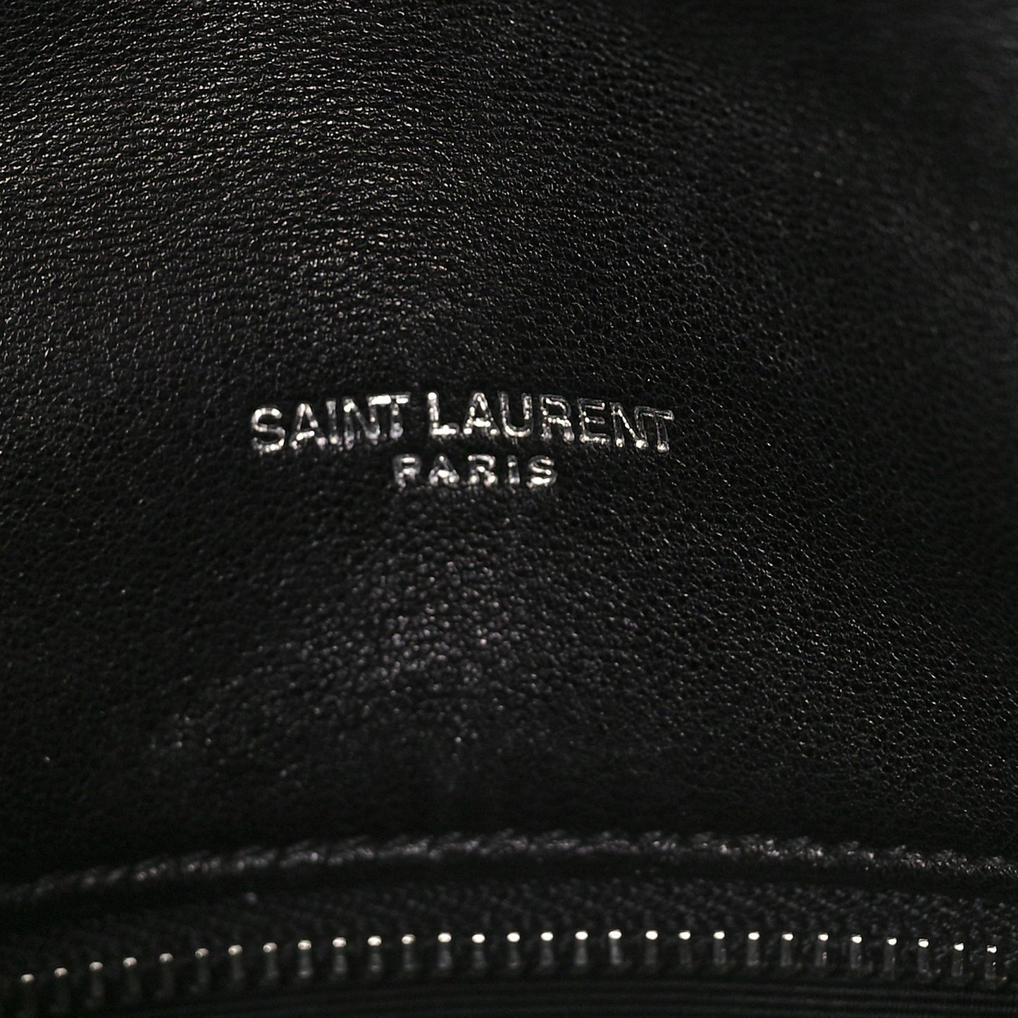 Lambskin Quilted Toy Loulou Puffer Monogram Chain Satchel Black