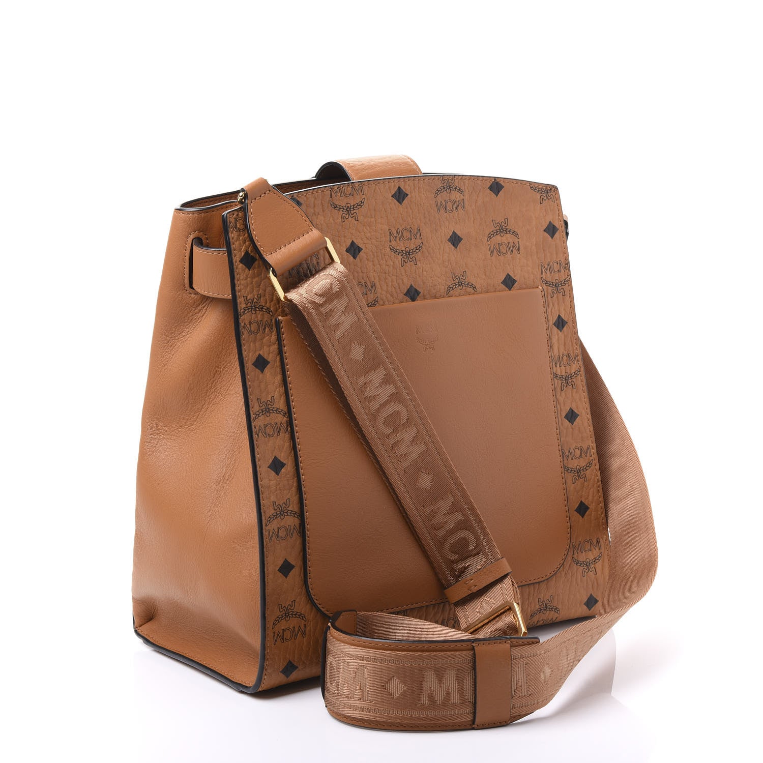 MCM Visetos Essential Tote Cognac 2 of 10