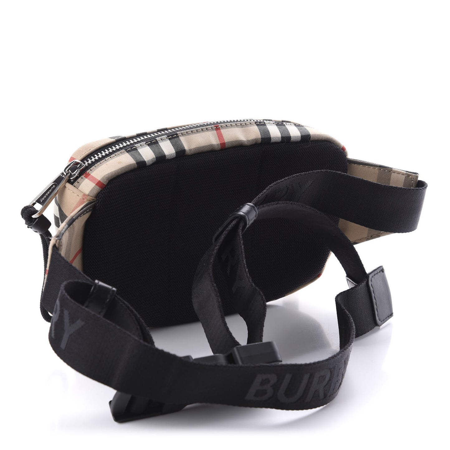 Nylon Vintage Check Small Cannon Bum Bag Archive Beige