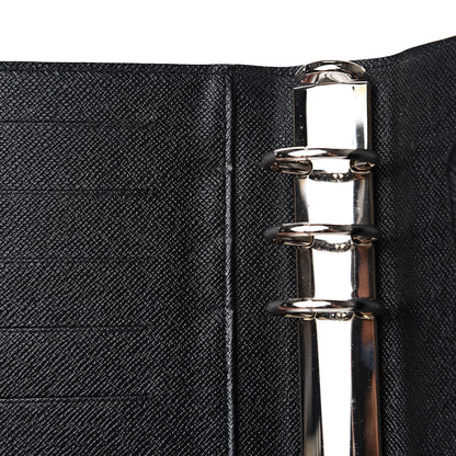 Louis Vuitton Epi Medium Ring Agenda Cover Black 7 of 8