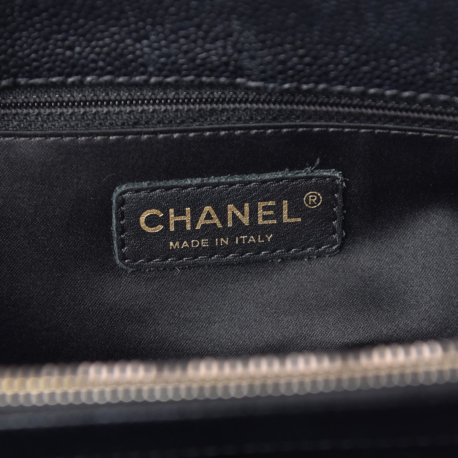 Chanel Caviar Quilted Grand Shopping Tote GST Black 8 of 13